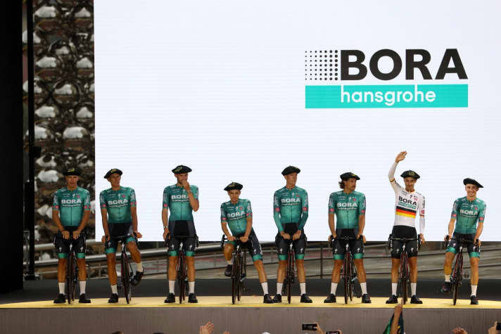 This is what the special jersey from Bora-Hansgrohe looked like