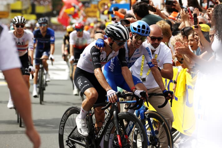 In the first stage of the Tour de France, Simon Yates (pictured right) was narrowly beaten by his twin brother Adam. He also finished just behind his brother, who rides for UAE Team Emirates, in the overall standings