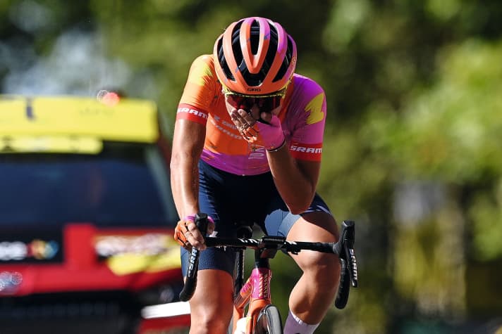 Oops, won! Ricarda Bauernfeind secures victory on the fifth stage with a spectacular solo ride