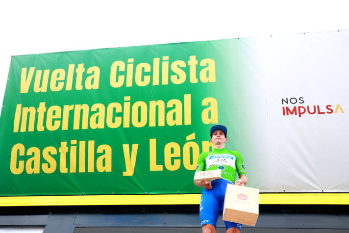 Felix Engelhardt auf der großen Bühne bei der Vuelta Castilla y Leon