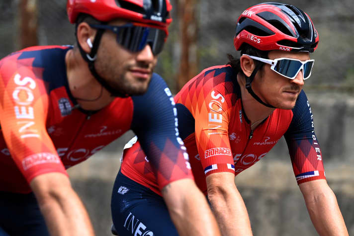 Filippo Ganna und Geraint Thomas sind zwei der Leistungsträger bei Ineos.