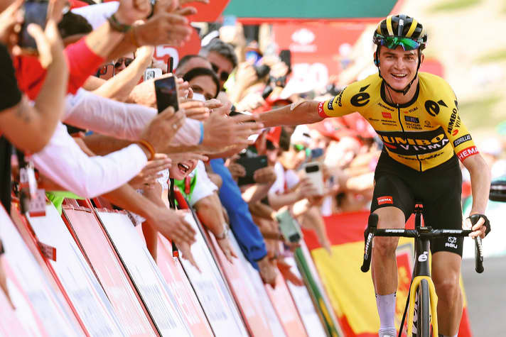 Mit dem Gewinn der sechsten Etappe legt Sepp Kuss den Grundstein für den größten ­Erfolg seiner Karriere