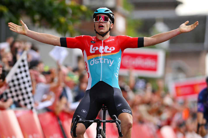 Lotto-Dstny's most reliable supplier of points was top talent Arnaud de Lie. Among other things, he won the one-day Grand Prix Cycliste de Quebec