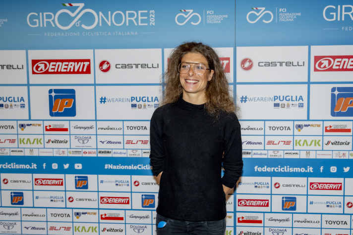 Beaming with joy: Vittoria Bussi being honoured as a world record holder in 2023