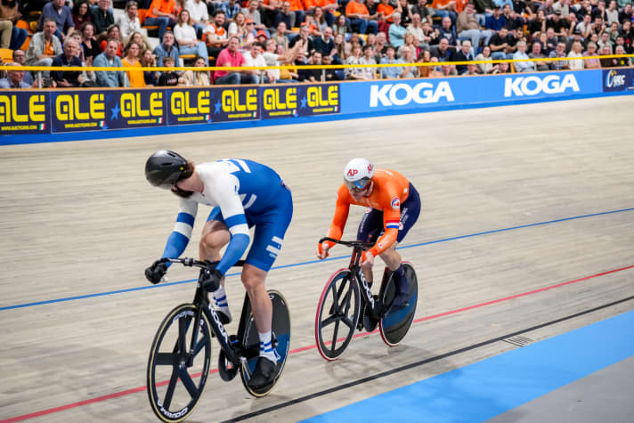 Le sprint se déroule en finale un contre un.