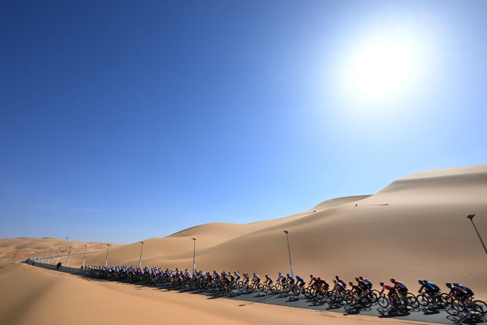 The desert landscape of the Emirates provides spectacular images