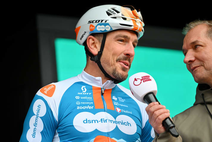 John Degenkolb vor dem Start von Kuurne-Brüssel-Kuurne