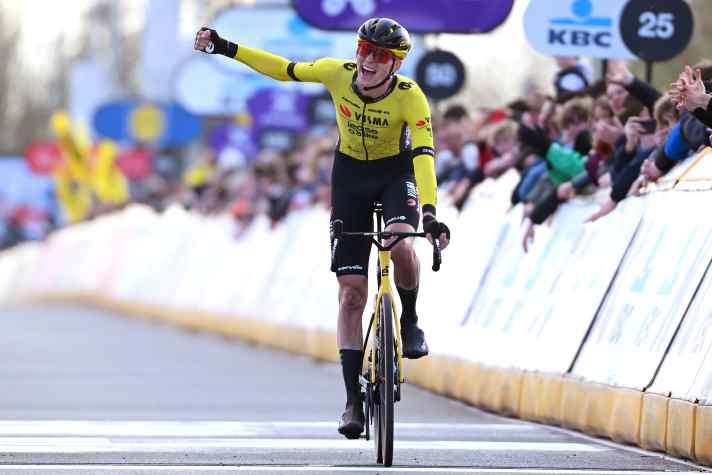 Matteo Jorgenson triumphierte 2024 bei Dwars door Vlaanderen