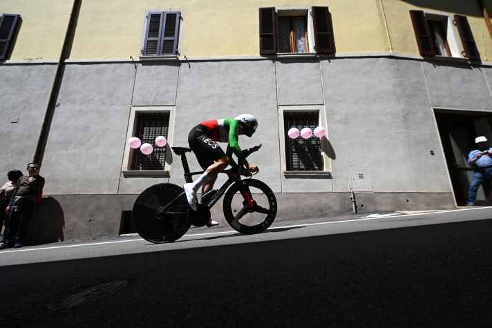 Zeigte auf der 14. Etappe des Giro d’Italia 2024 eine herausragende Vorstellung: Filippo Ganna