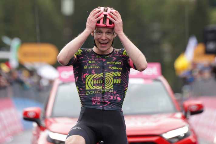 Letzter deutscher Etappensieger beim Giro: Georg Steinhauser