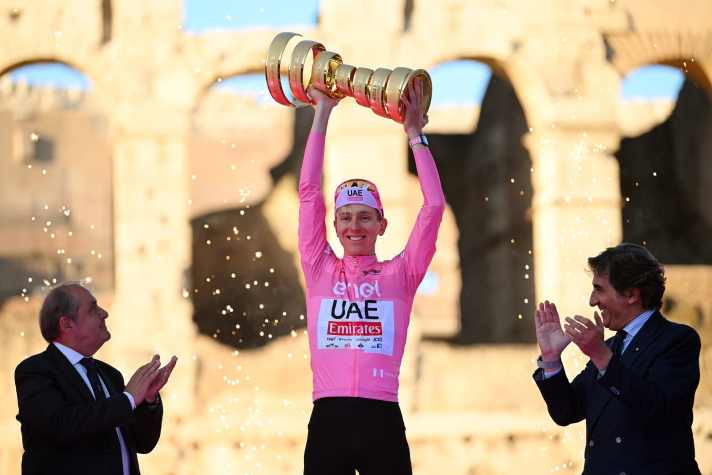 Le vainqueur incontesté du Giro d'Italia 2024 : Tadej Pogacar