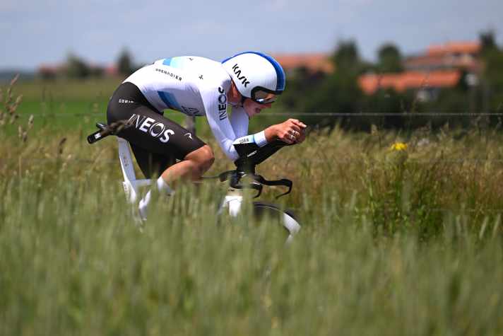 Already one of the top favourites for the Olympic individual time trial at the age of 20: Joshua Tarling