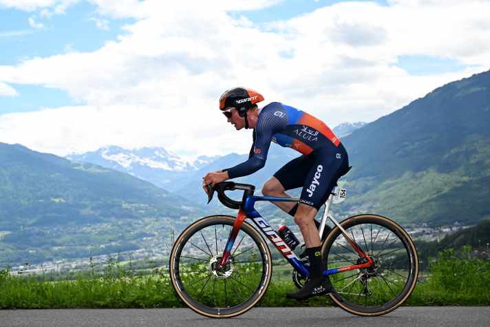 All-rounder: Felix Engelhardt makes his debut at the Giro