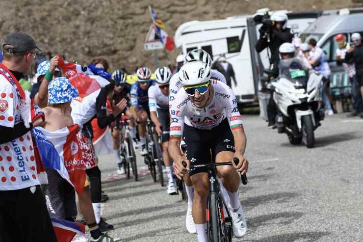 Joao Almeida picks up the pace for his captain Tadej Pogacar