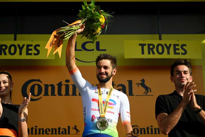 Anthony Turgis, the winner of stage 9