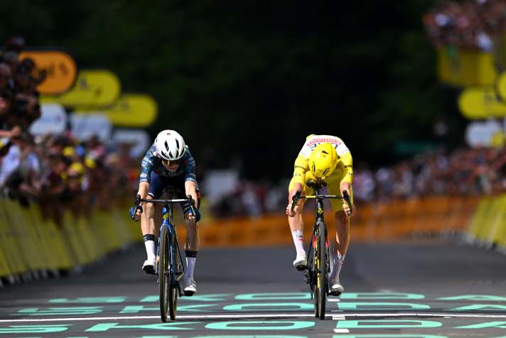 Close decision: Jonas Vingegaard wins ahead of Tadej Pogacar