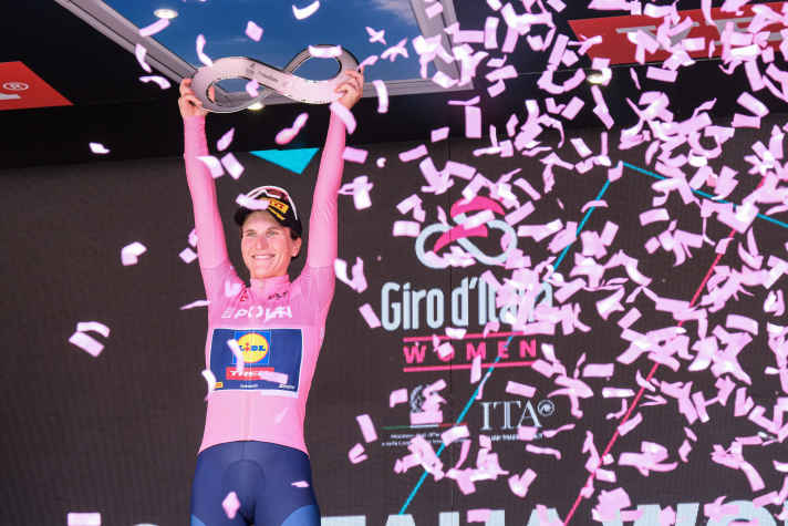 Elisa Longo Borghini feierte zuletzt den Sieg beim Giro d’Italia Women 2024 und befindet sich aktuell in Top-Form