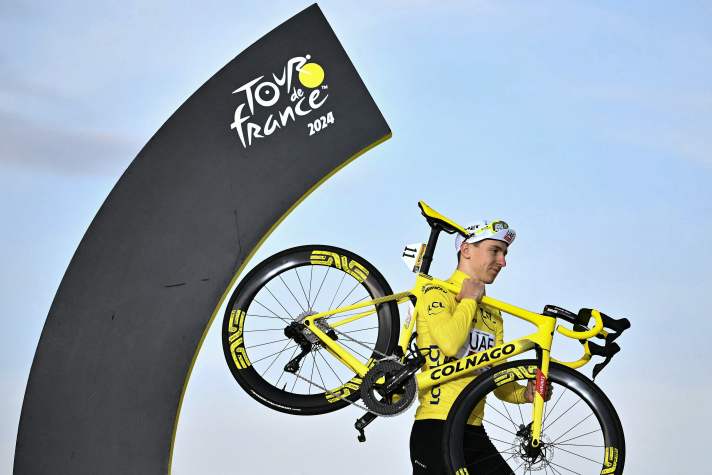 Tadej Pogacar is the outstanding overall winner of the 2024 Tour de France