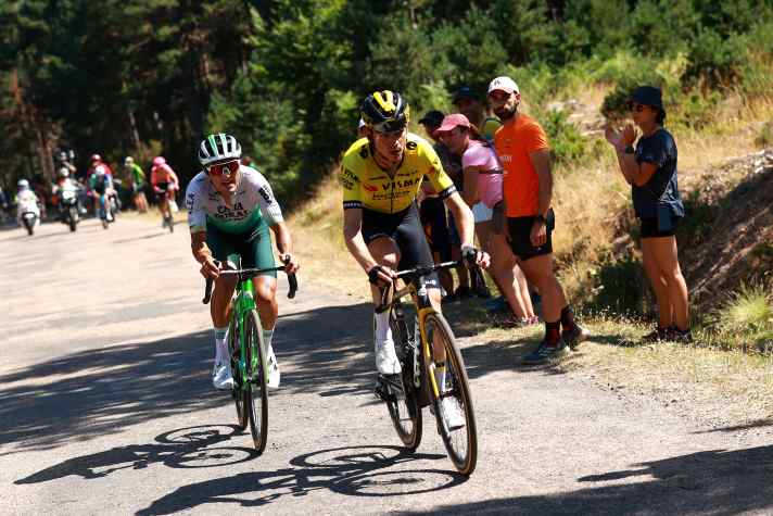 Sepp Kuss gewann bei der Burgos-Rundfahrt 2024 die dritte Etappe und später das Gesamtklassement