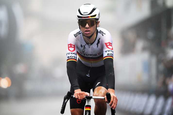Celebrated his first victory as a professional in Italy: Marco Brenner