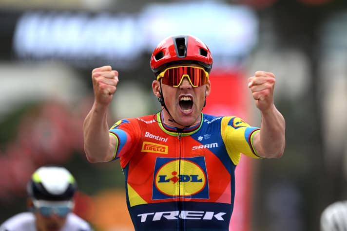 Vainqueur de l'étape Mads Pedersen