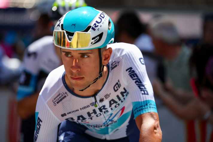 Antonio Tiberi s'est bien remis de sa chute dans le Tour d'Italie et veut maintenant attaquer à fond dans la Vuelta