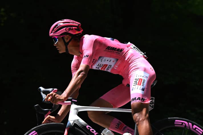 Isaac del Toro wore pink at the Giro and only missed out on overall victory on the final mountain stage