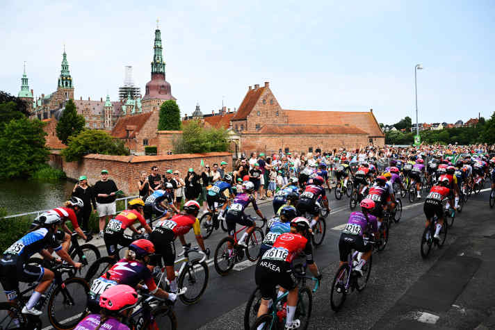 Das Feld auf dem Weg von Roskilde nach Kopenhagen