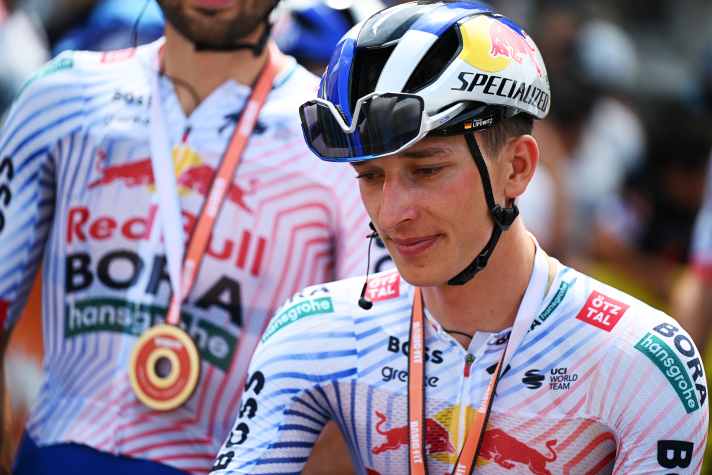 Ruhiger Senkrechtstarter: Florian Lipowitz hat bisher ein starkes Tour-Debüt im Trikot von Red Bull - BORA - hansgrohe gezeigt