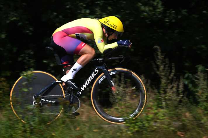 La seule étape que Wiebes n'a pas pu remporter - le contre-la-montre individuel du 5e jour du Tour