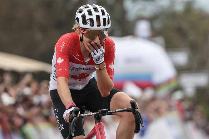 Magdeleine Vallieres, championne du monde en titre, est toujours dans la peau d'une co-favorite sur un parcours difficile