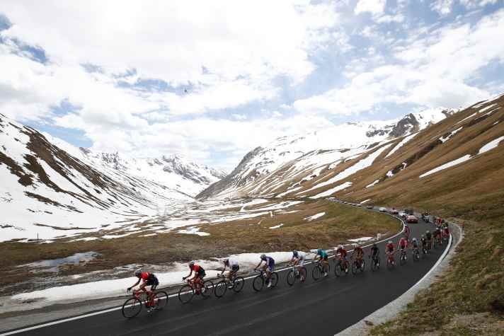 The Giro d'Italia offers marvellous landscapes