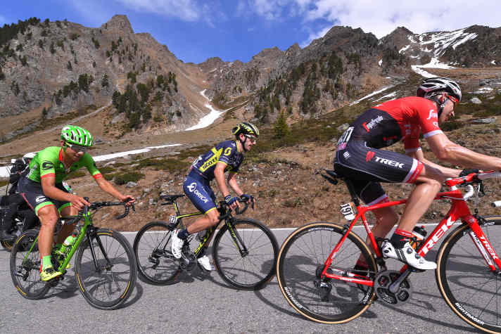 The Giro also crossed the Umbrail Pass in 2017 at its 100th edition - then from the other direction, from Switzerland to Italy.