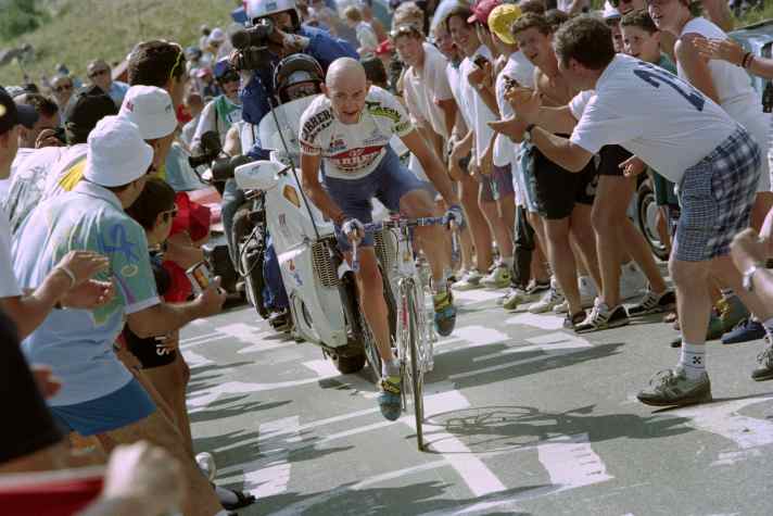 Rekordfahrt von Marco Pantani nach Alpe d’Huez 1995