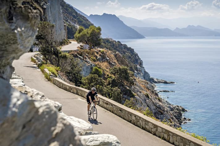 Corsica: Cycling and enjoying Cap Corse near Nonza