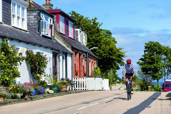 Visite de la maison : Des villages écossais typiques comme décor coloré