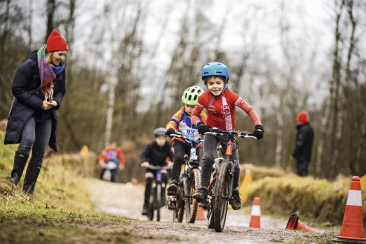 Rad-Spielplatz: Beim Kids Kross können die Kleinsten sich austoben und spielerisch ihre Fahrtechnik verbessern.