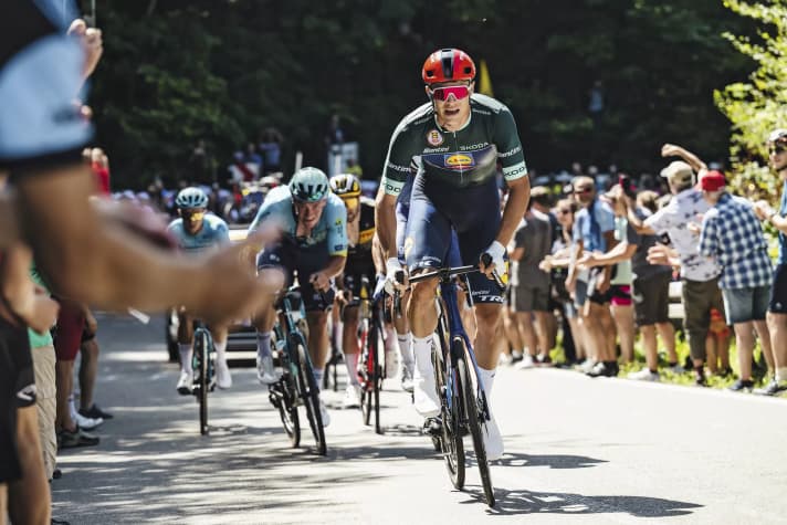 Un homme fort : Jonathan Milan a été le plus rapide du peloton. Il a remporté le prologue et deux étapes dans un sprint massif.