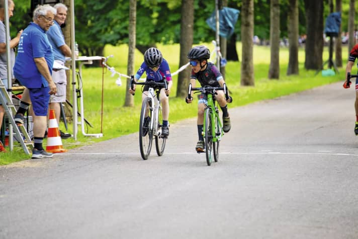 Siegeswillen: Selbst bei den Kleinsten ist der Ehrgeiz schon groß.