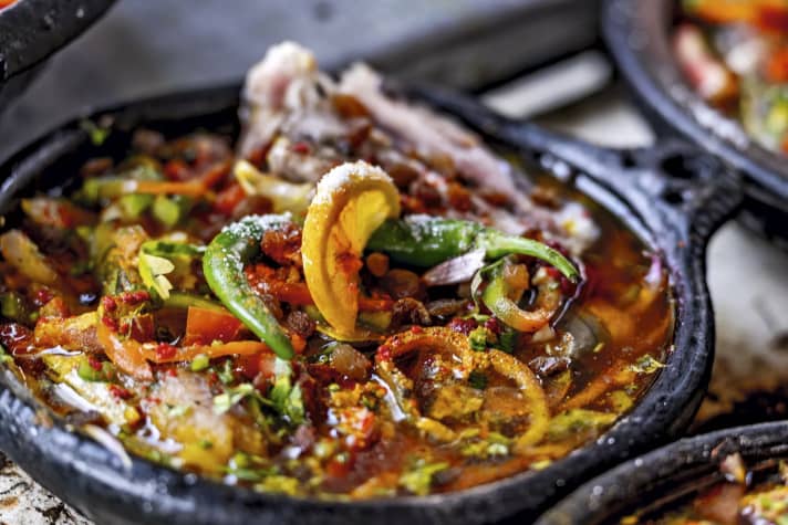 Delicious: Fish tajine in Oued Laou