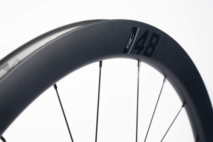 Aerodynamische 48 mm Felgenhöhe des VISION SC 48 i25