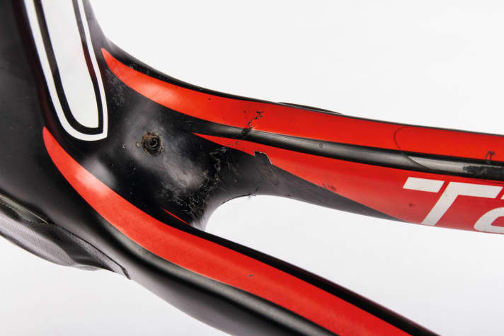 Specialized Tarmac avant la réparation