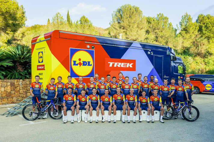 The Lidl-Trek team