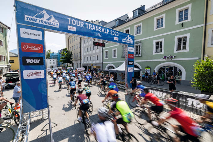 TOUR Transalp: Starting point is Lienz - the second stage leads into the Dolomites
