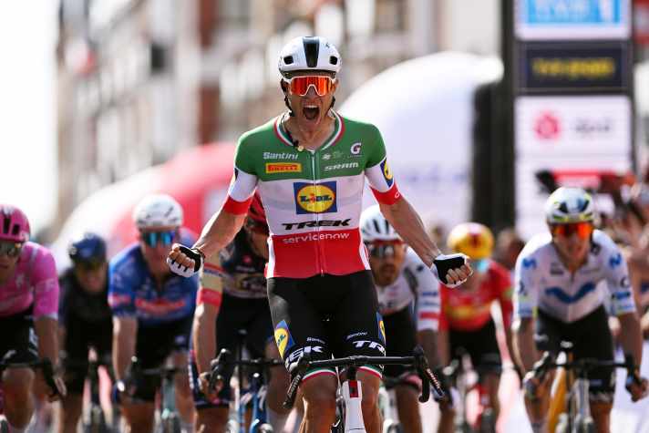 Italian champion Jonathan Milan has recently won three stages of the Tour of Poland