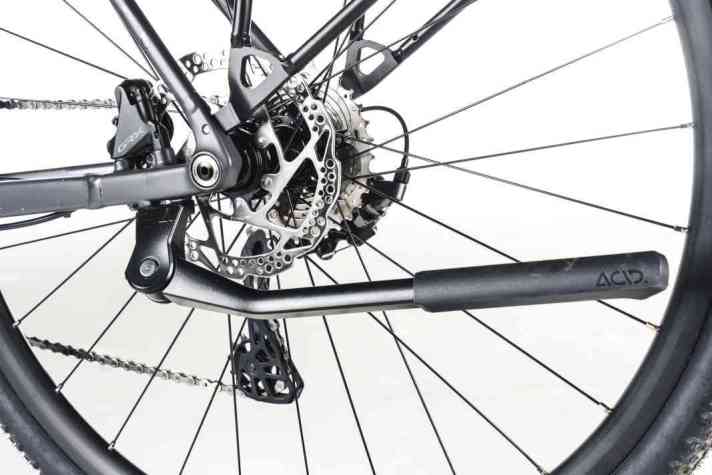 Detail Radon: Side stands are not always standard, but they can be fitted to all models.