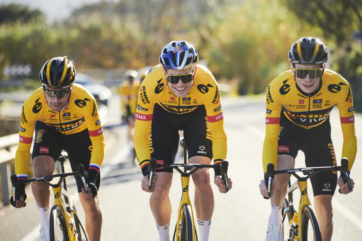 Oakley is the eyewear sponsor of the Jumbo-Visma teams