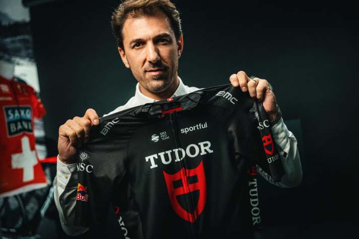 The jerseys of Team Tudor come from Sportful