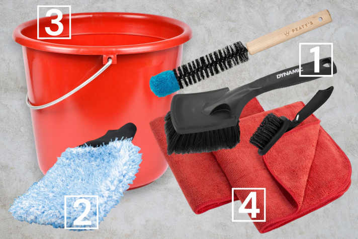 Erleichtert jede Wäsche: Eine Grundausstattung an nützlichen Putz-Utensilien
