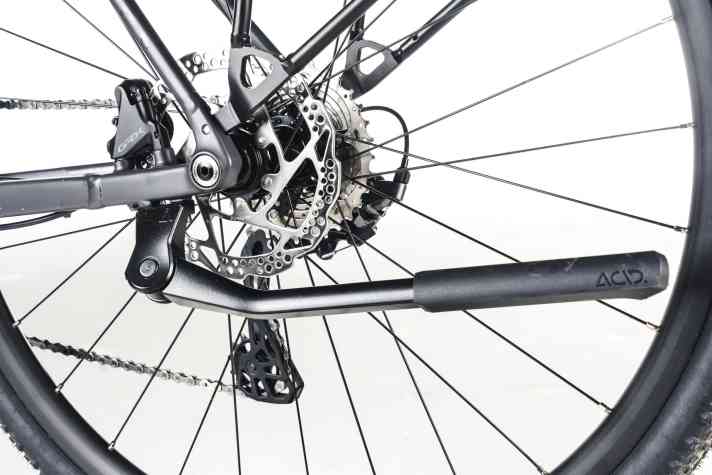 Side stands are not always standard, but they can be fitted to all models.